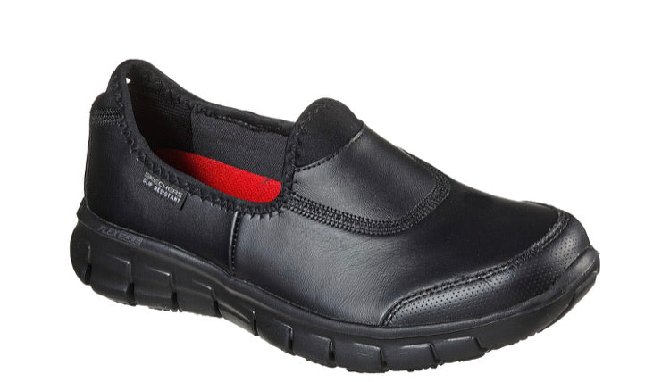 Zapatillas Skechers Escape Plan - Endless Pursuit negro rojo gris mujer